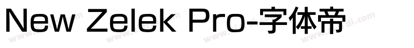 New Zelek Pro字体转换